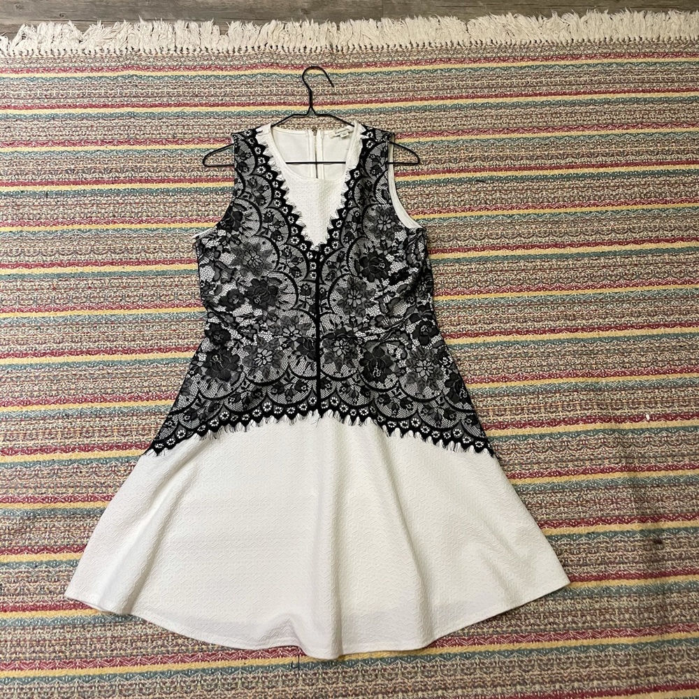 Black and white dress